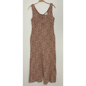 Anthropologie Saturday Sunday Jumpsuit Woman's Size XS Cheetah Print Sleeveless